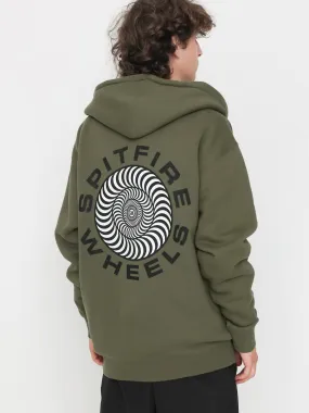 Spitfire Classic 87 Swirl ZHD Hoodie (army/black)