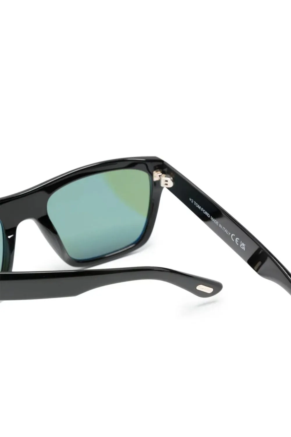 Square Frame Sunglasses Black