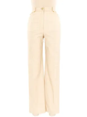 St. John Metallic Gold Trousers