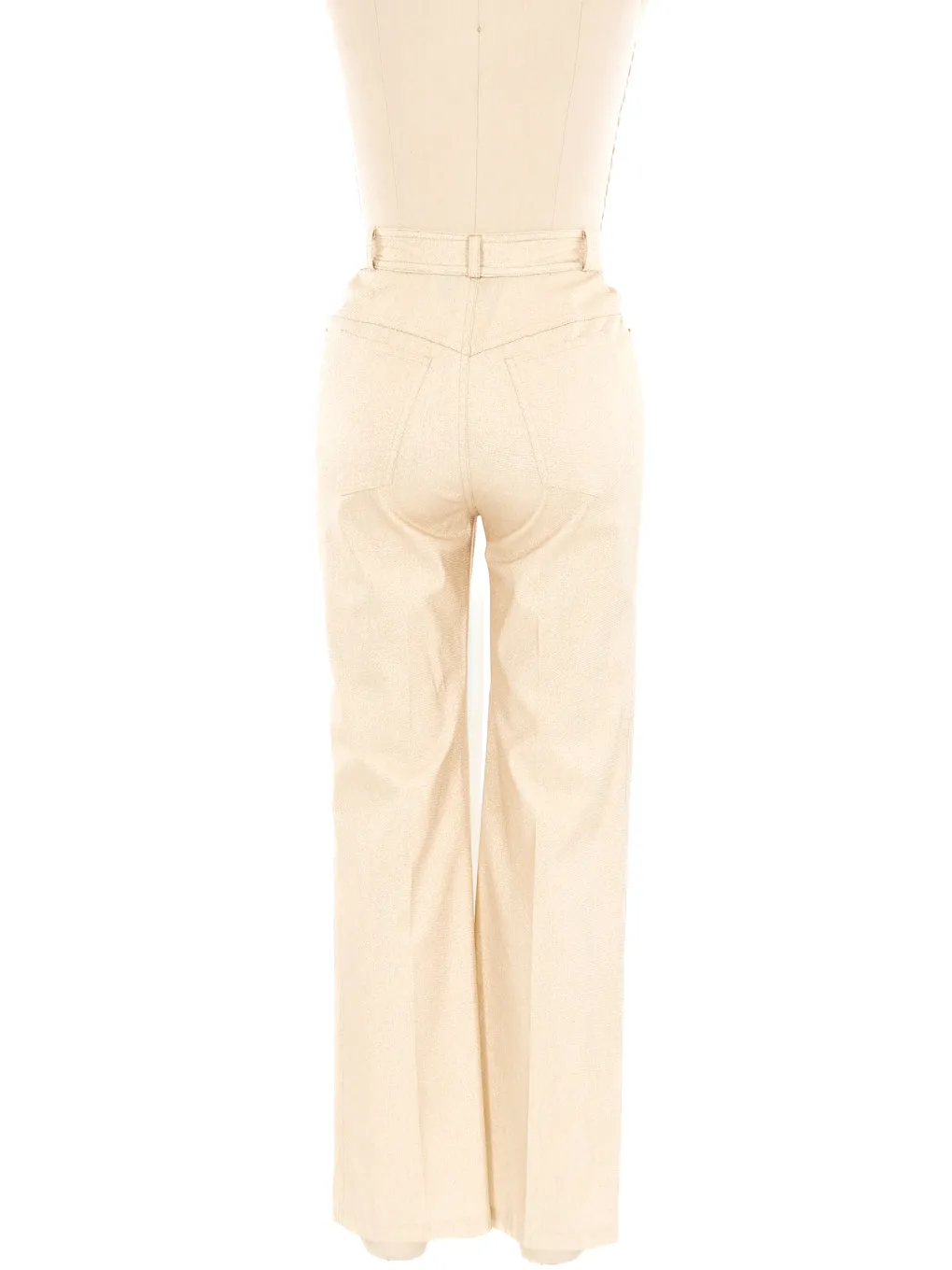 St. John Metallic Gold Trousers