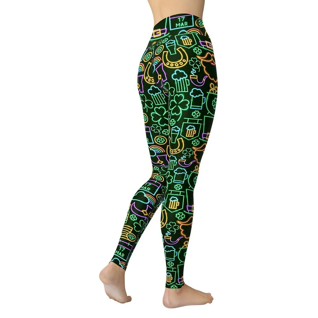 St. Patrick's Celebration Yoga Leggings