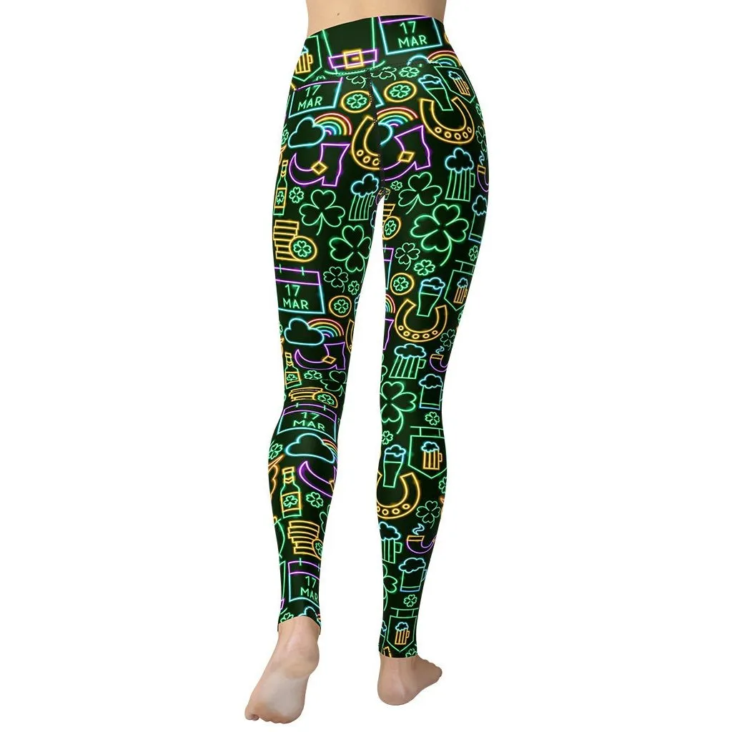 St. Patrick's Celebration Yoga Leggings