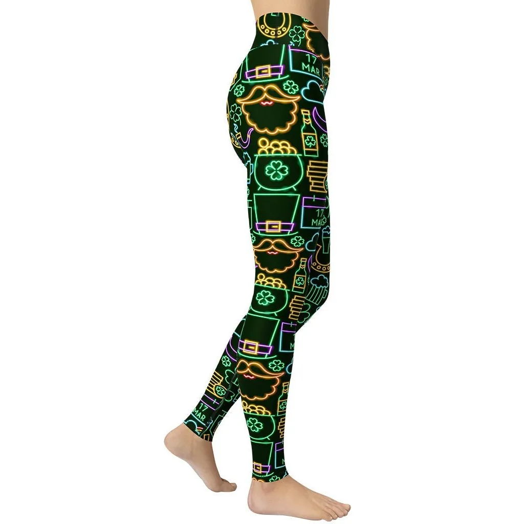 St. Patrick's Celebration Yoga Leggings