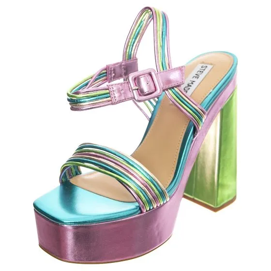 Steve Madden W' Pin-Up Pink Multi Sandals