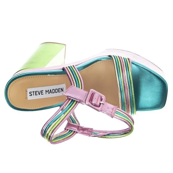 Steve Madden W' Pin-Up Pink Multi Sandals