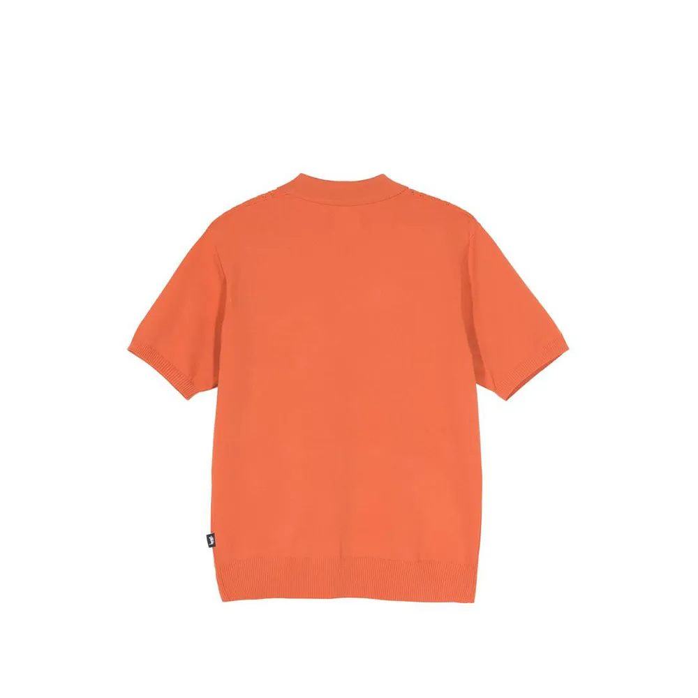 Stussy Cable SS Polo Rust 117077