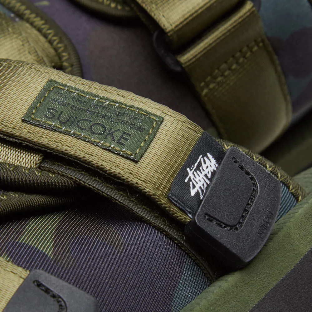 Stussy Suicoke Sandals Summer Trip Fest Olive Limited Edition