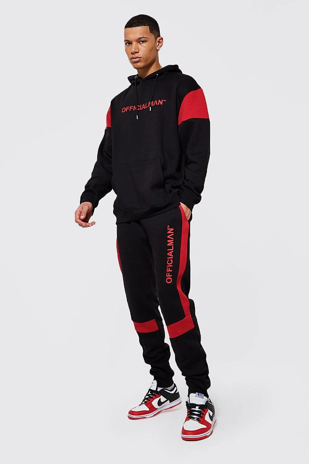 Tall Official Man Colour Block Tracksuit