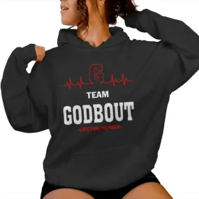 Team Godbout Lifetime Member Godbout Last Name Women Hoodie