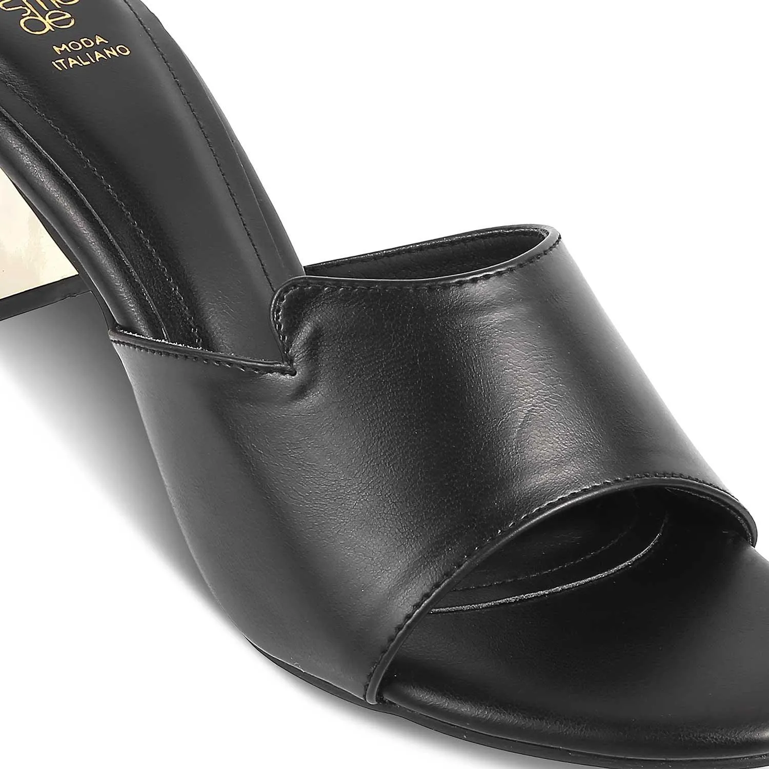 The Cuenca Black Women's Dress Block Heel Sandals Tresmode