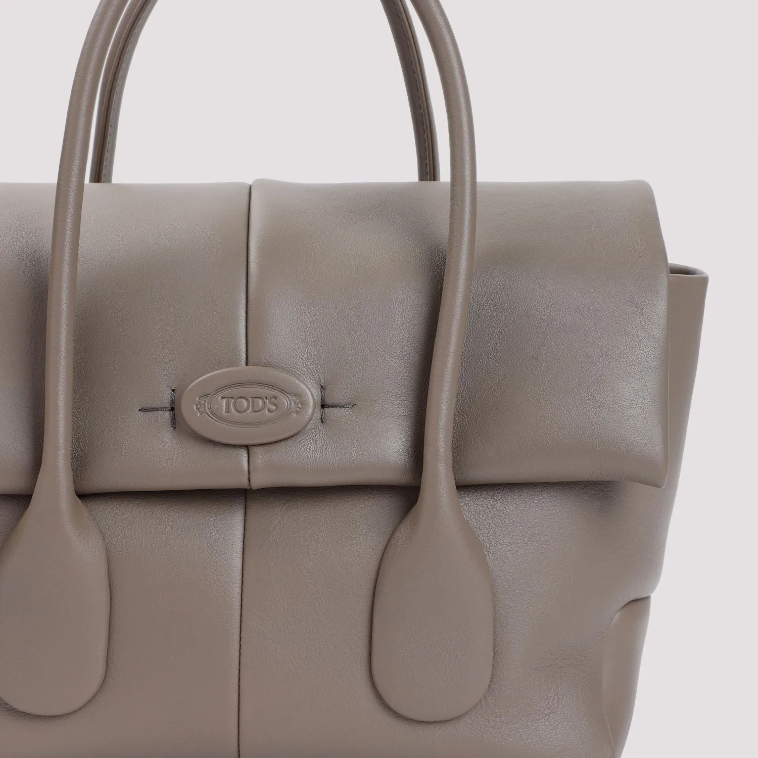 TOD'S Luxury Gray Leather Handbag for the Fashion-Forward Woman