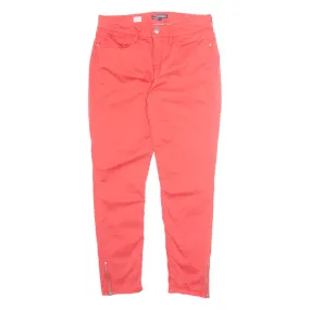 TOMMY HILFIGER Womens Trousers Pink Regular Tapered W28 L26