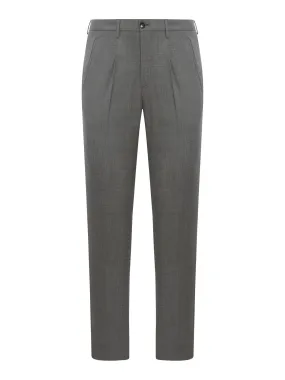 trousers with pleats