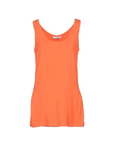 Twinset Women Vest Orange S INT