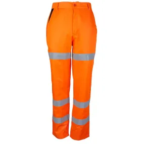 Unbreakable U905 Orange Hi-Vis Work Trousers