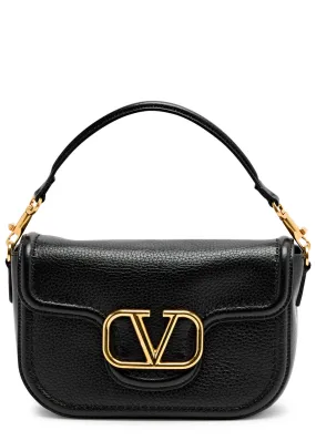 VALENTINO GARAVANI Alltime VLogo grained leather shoulder bag -                         -                     -                