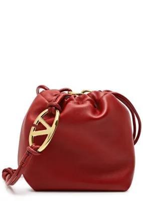 VALENTINO GARAVANI VLogo Pouf mini leather shoulder bag -                         -                     -                