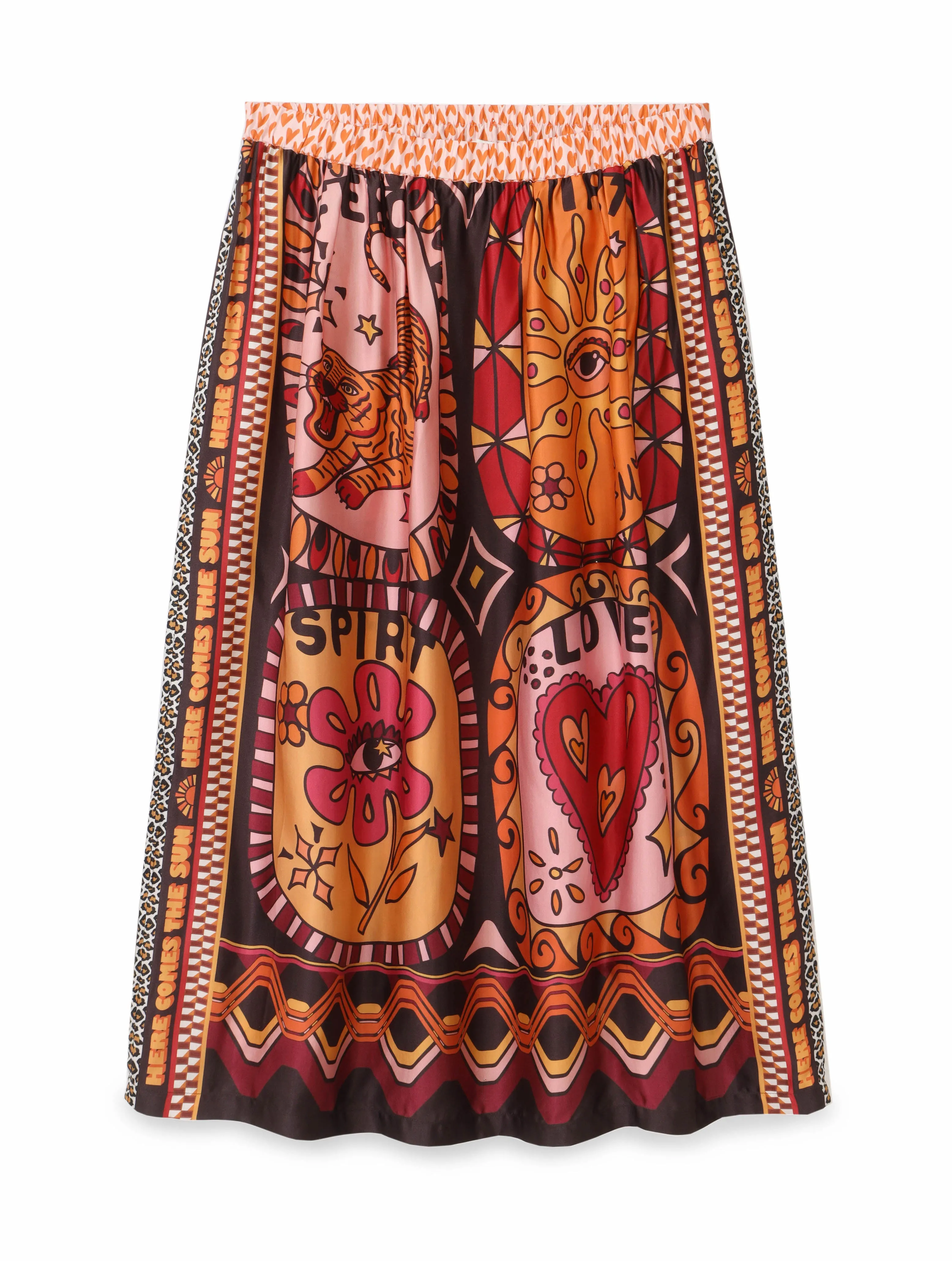 Vanessa Printed Skirt Sunset