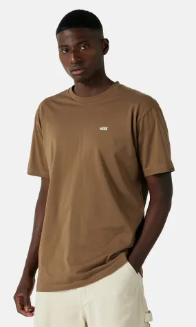 Vans Left Chest Logo T-Shirt Brown | Men | Junkyard