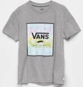 Vans Skull Box Girls T-Shirt - Cement Heather -