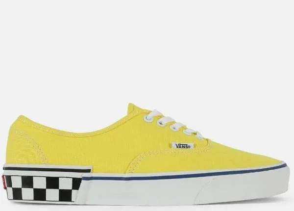 VANS UA Authentic Check Block, Blazing Yellow/ White