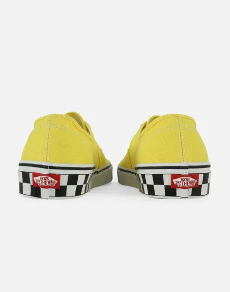 VANS UA Authentic Check Block, Blazing Yellow/ White