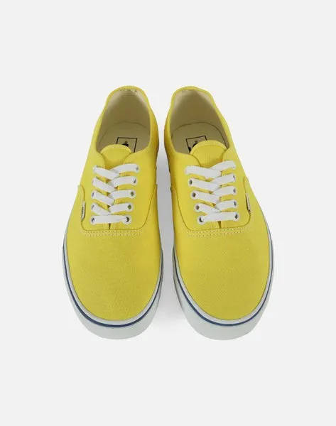 VANS UA Authentic Check Block, Blazing Yellow/ White