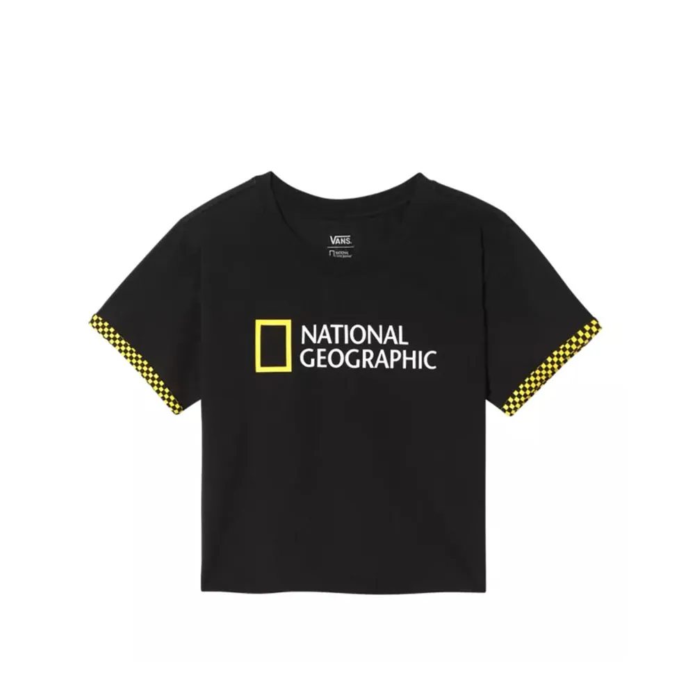 Vans x National Geographic Roll Out T-Shirt Black VN0A4RGPBLK