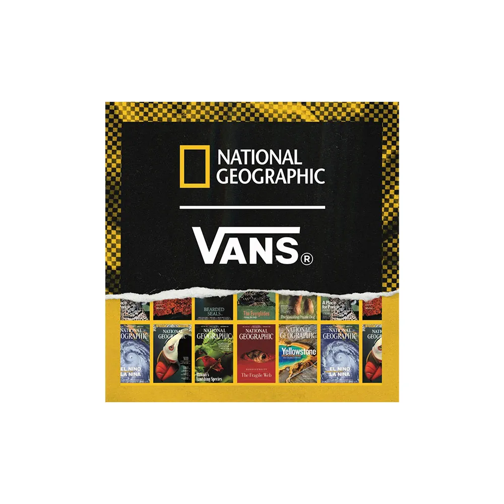 Vans x National Geographic Roll Out T-Shirt Black VN0A4RGPBLK