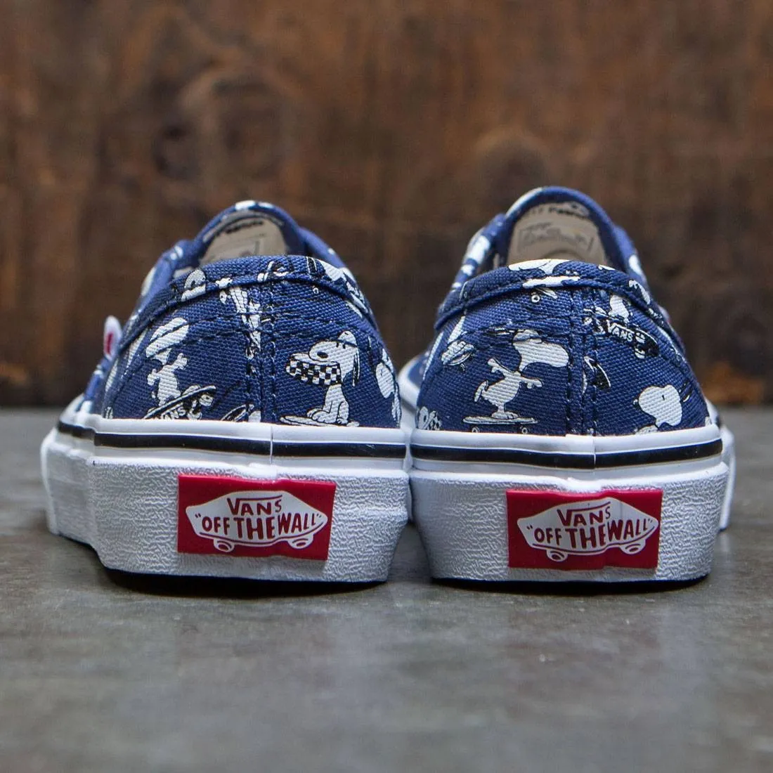 Vans x Peanuts Big Kids Authentic - Snoopy Skating (blue)