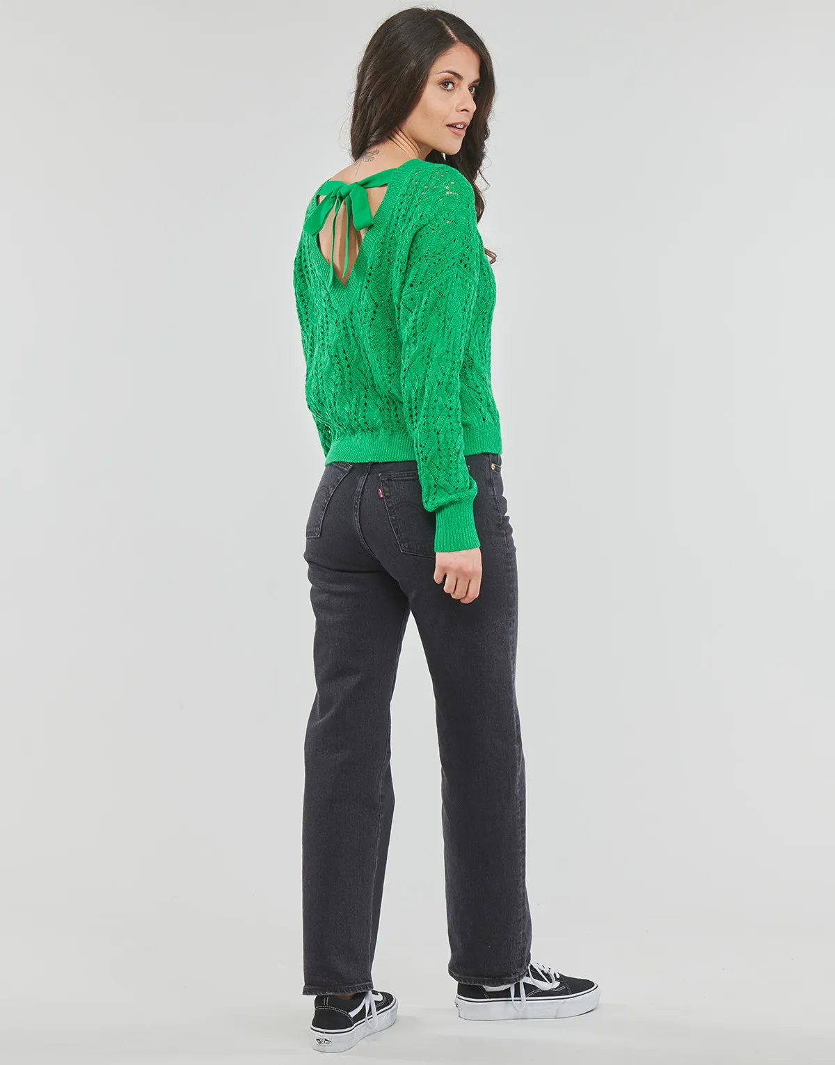 Vero Moda VMVERENA LS OPEN BOW BACK PULLOVER BOO