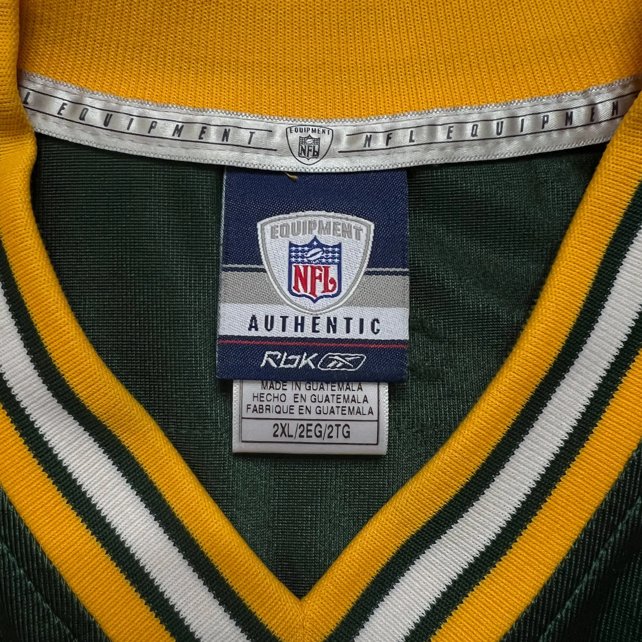 Vintage Reebok NFL Brett Favre Green Bay Packers Jersey - 2XL