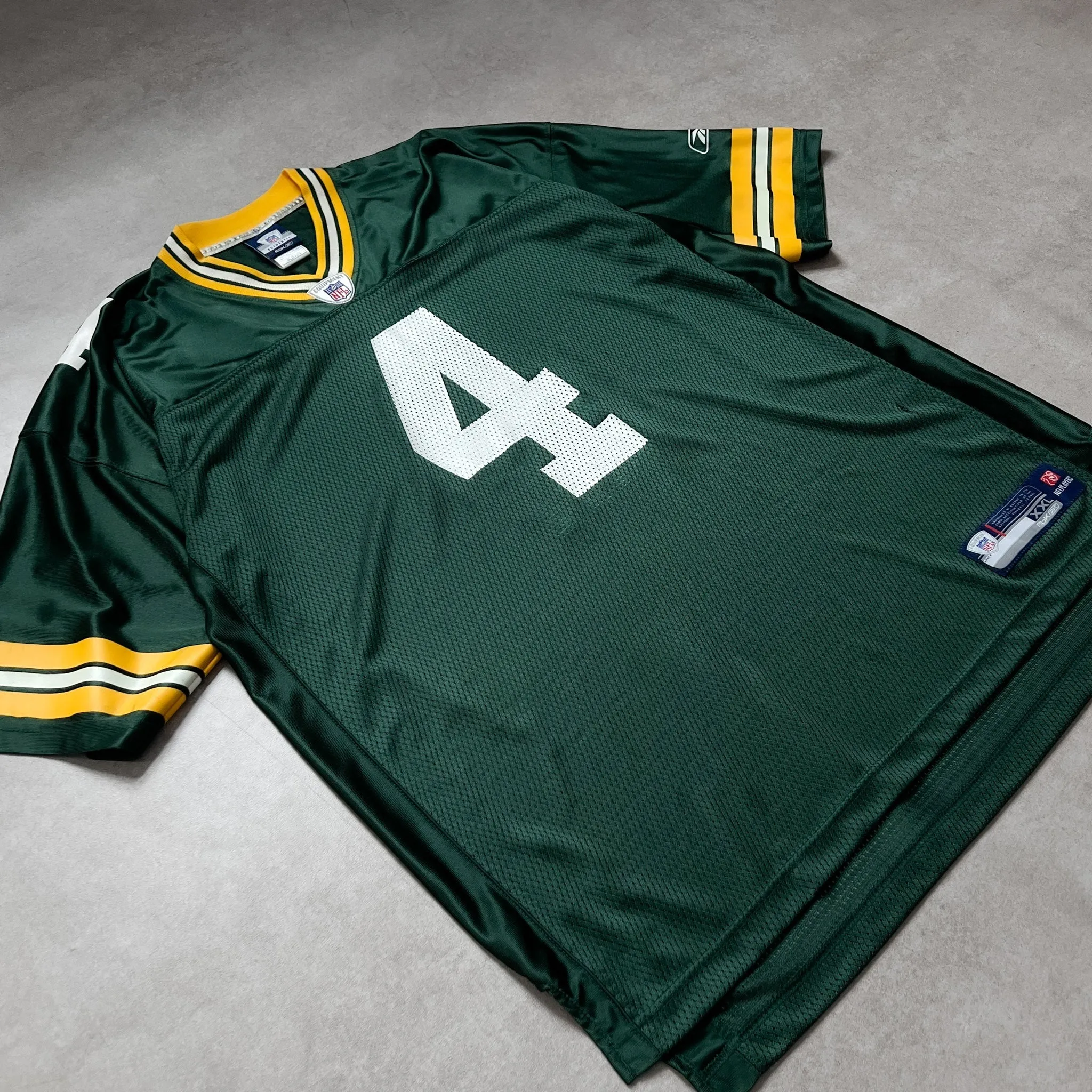 Vintage Reebok NFL Brett Favre Green Bay Packers Jersey - 2XL