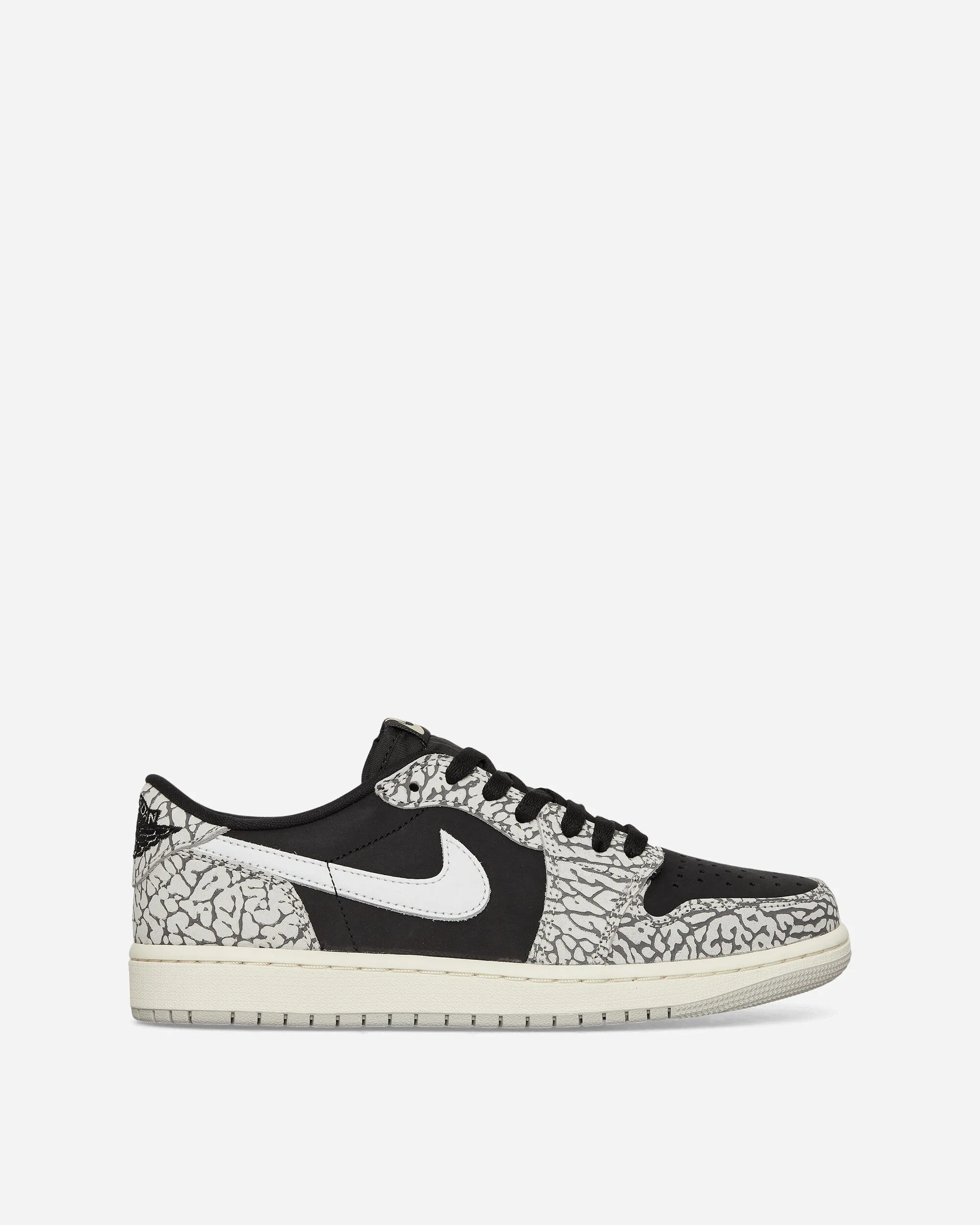 WMNS Air Jordan 1 Retro Low OG 'Black Cement' Sneakers Black / Muslin