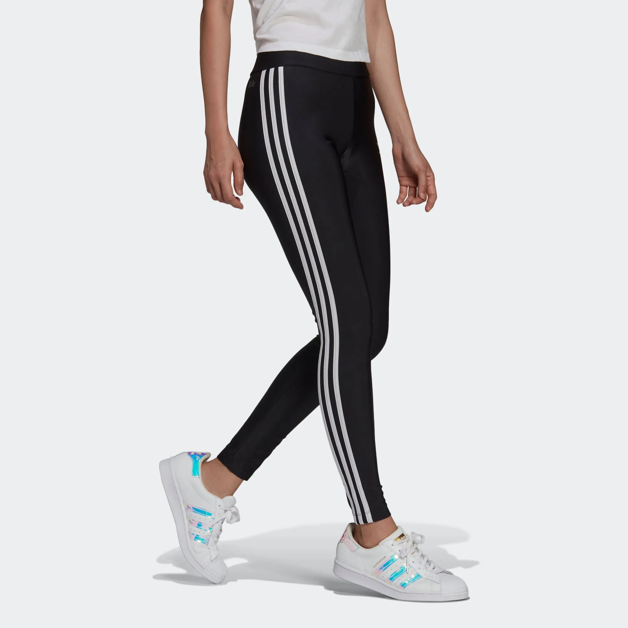 Women's adidas Originals Adicolor Classics High Shine Leggings Black