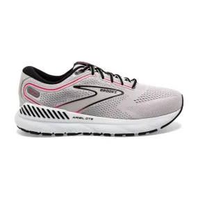 Women's Ariel GTS 23 Running Shoe - Grey/Black/Pink - Wide (D)