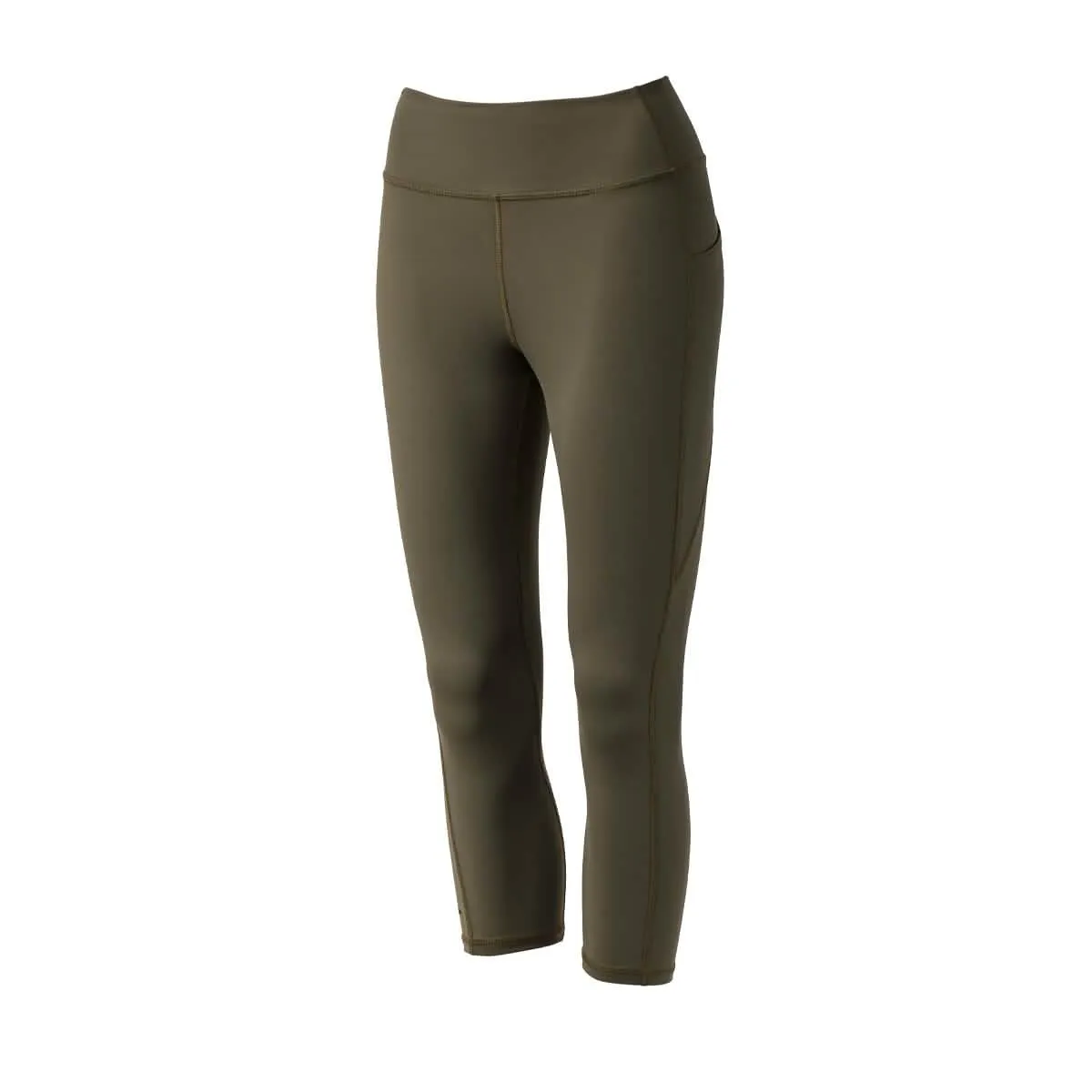 Women's Cropped Training Leggings Pocket - ToughFlex