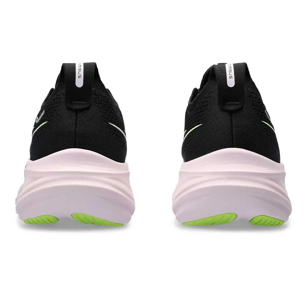 Women's Gel-Nimbus 26 Running Shoe - Black/Neon Lime - Regular (B)