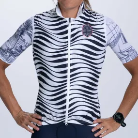 Women's Ltd Cycle Vest - Cote d'Azur