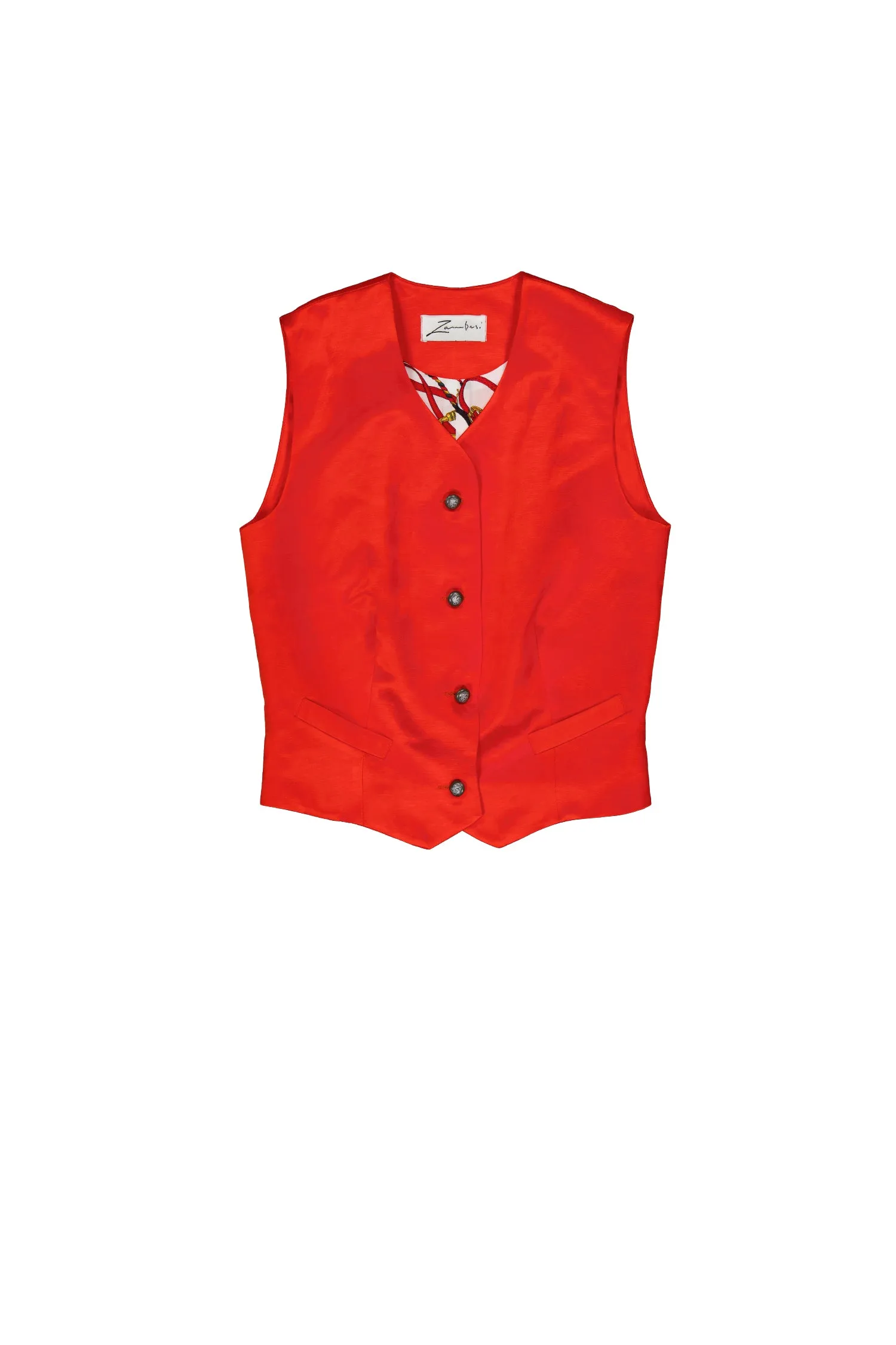 ZAMBESI   BEST VEST IN SCARLET, S23